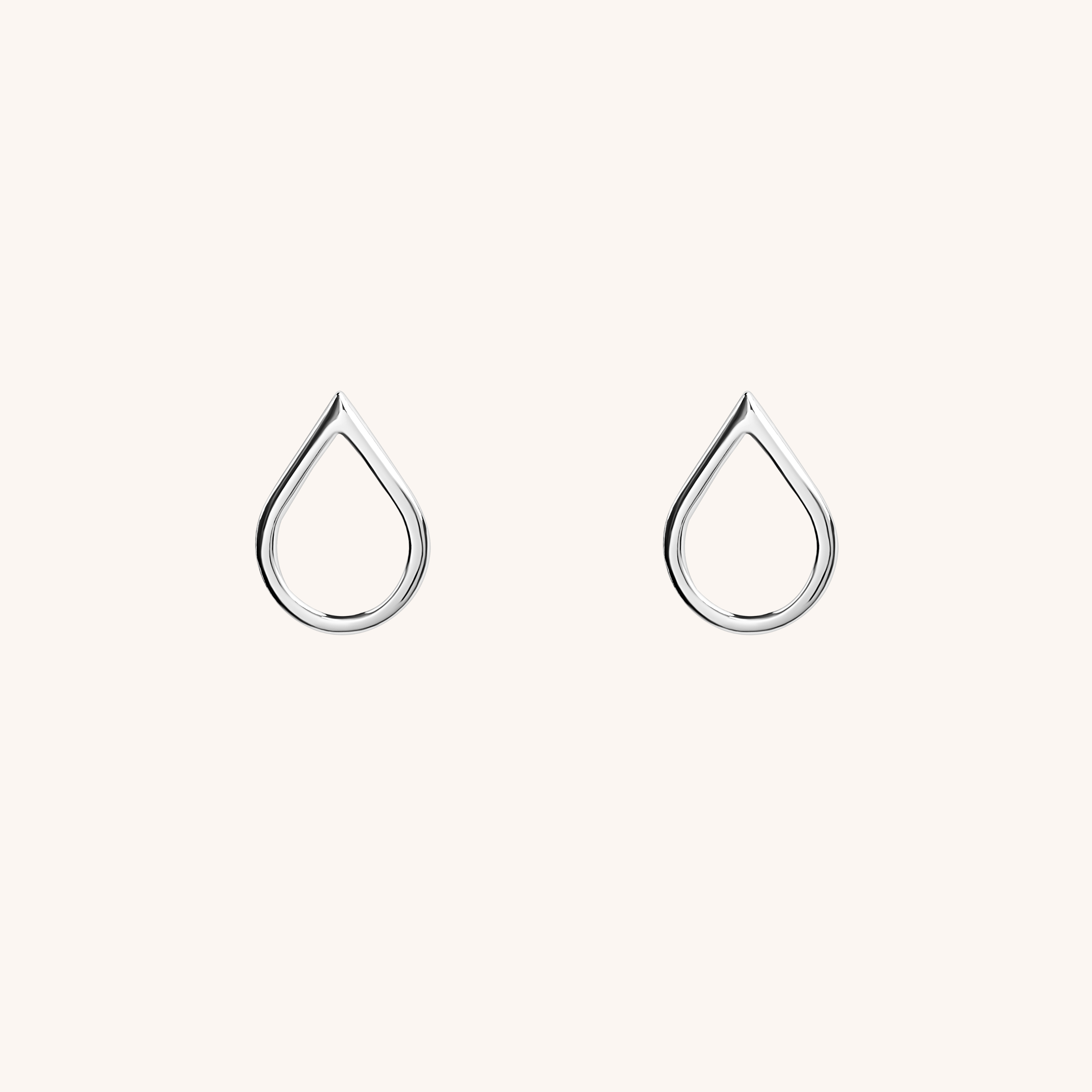 Tears of Hope, Stud Earrings 18k Gold - PS46 Jewelry
