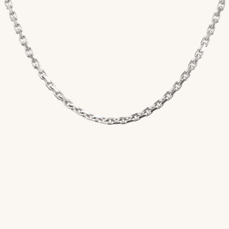 Simple Anchor Chain Silver - dorotheas jewelry