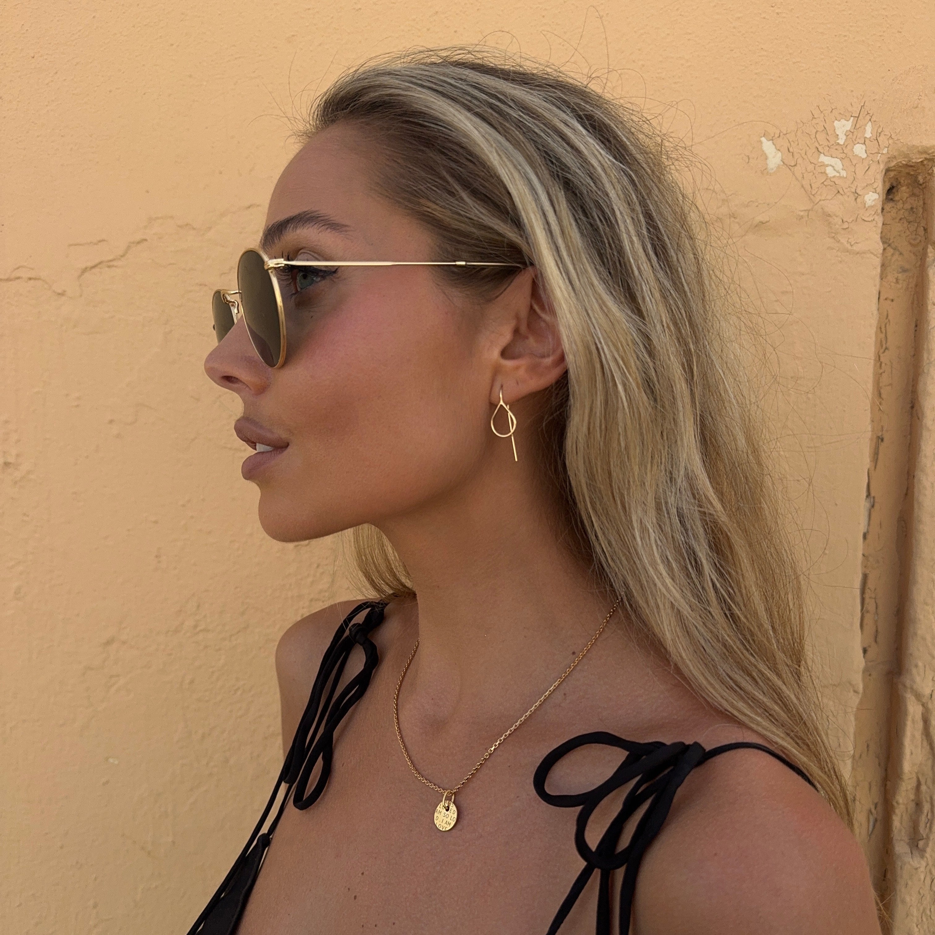 Tears of hope, Earrings 18K Gold