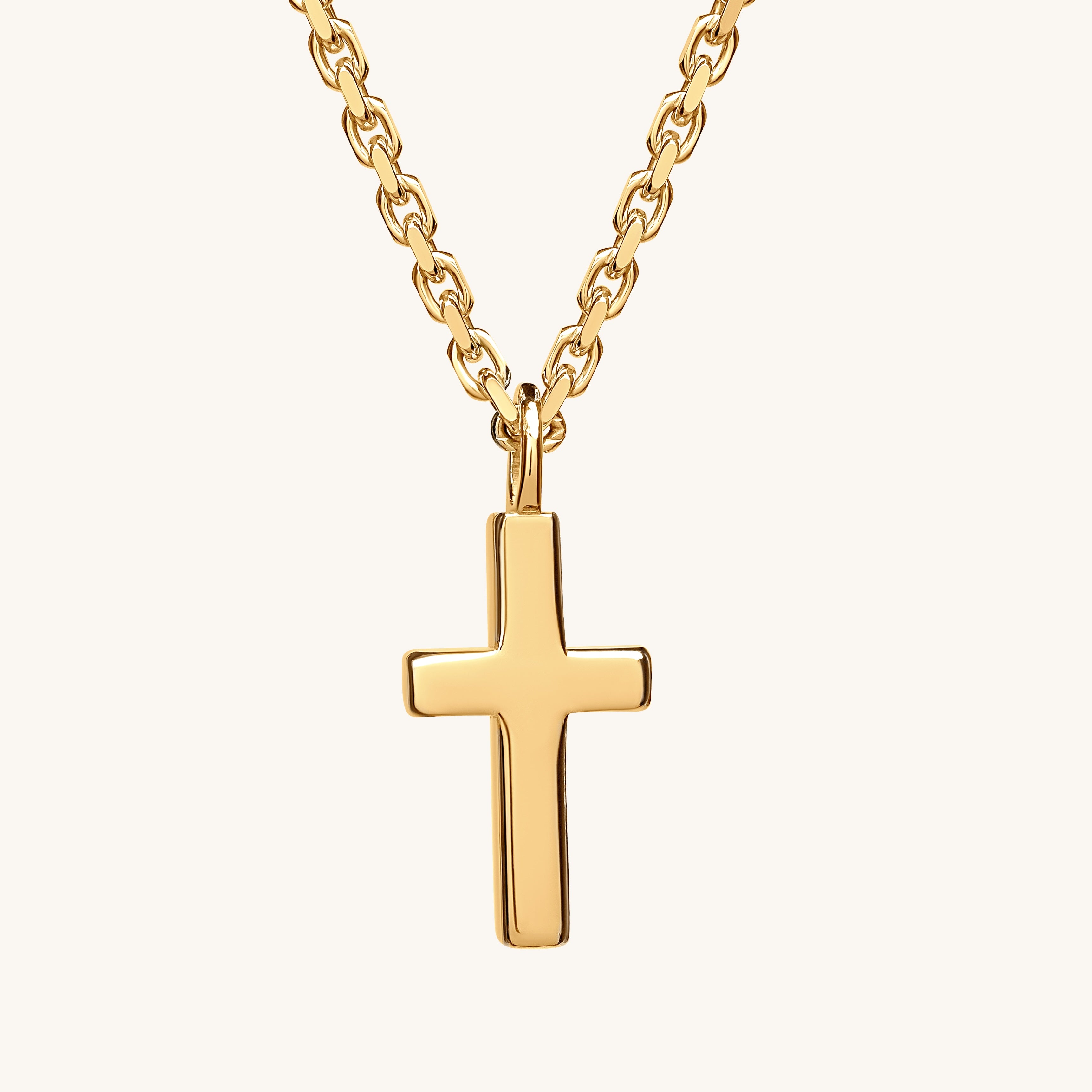 Resurrection Cross – Necklace 18K Gold - PS46 Jewelry