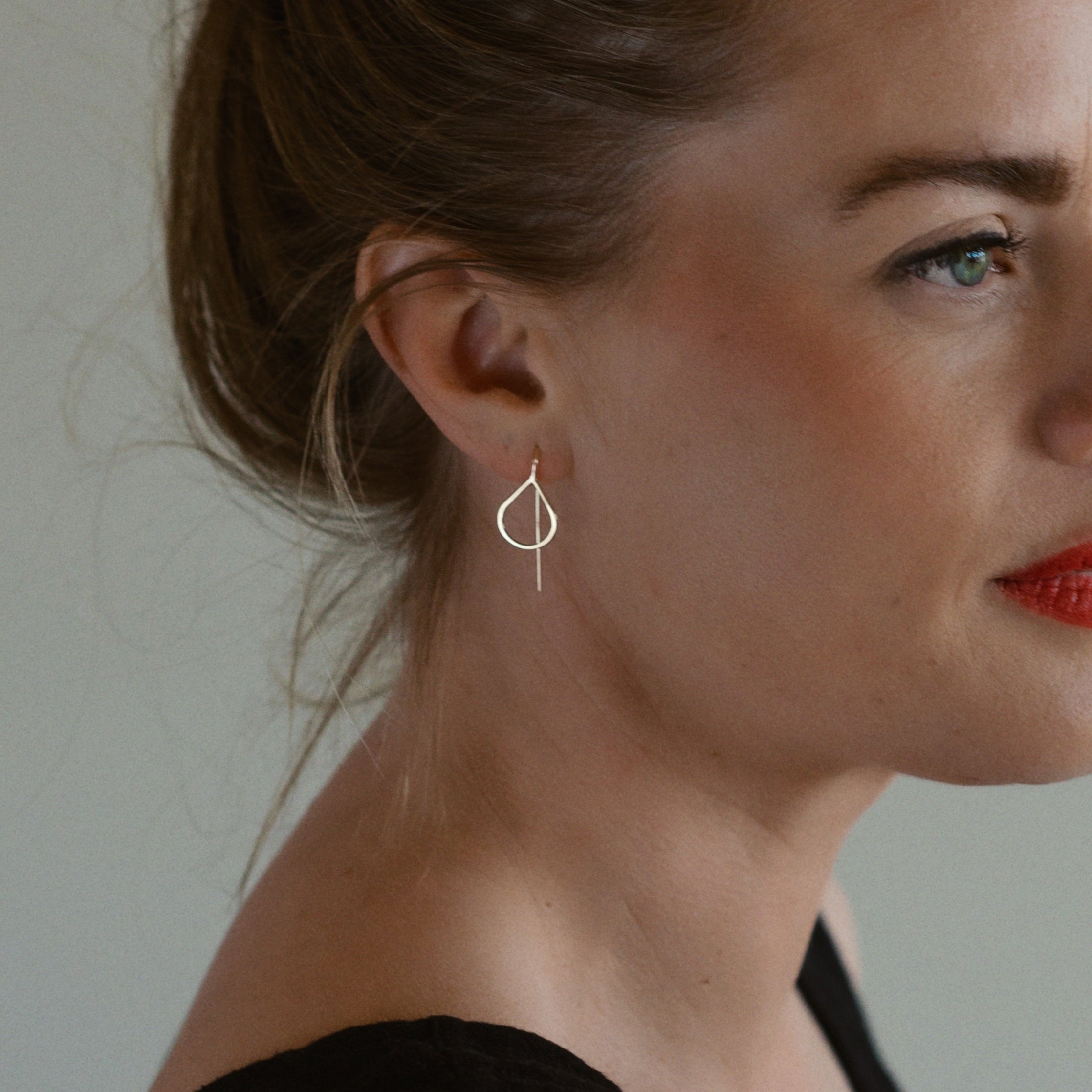 Tears of hope, Earrings 18K Gold - PS46 Jewelry