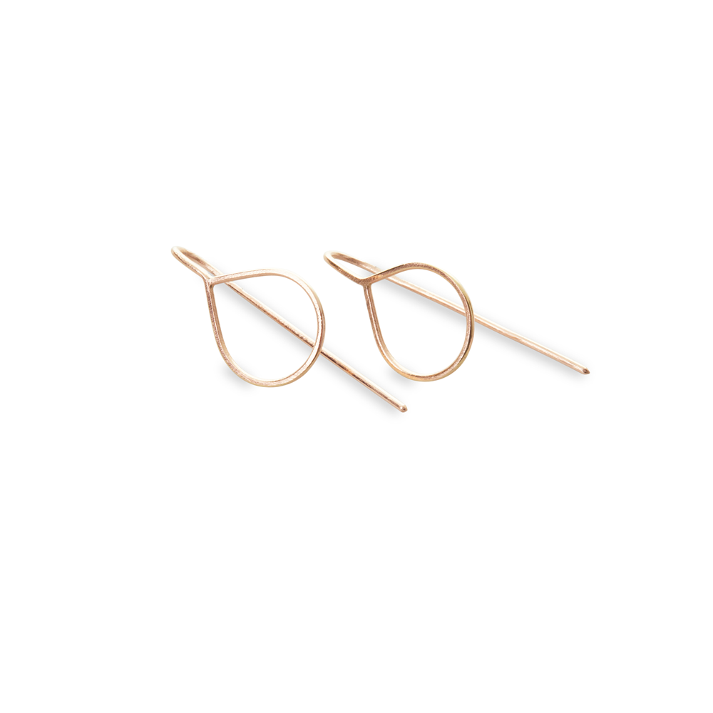 Tears of hope, Earrings 18K Gold - dorotheas jewelry