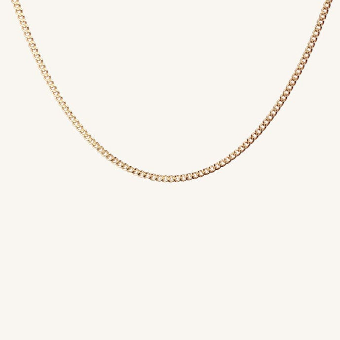 Timeless Curb Chain 18k Gold - PS46 jewelry
