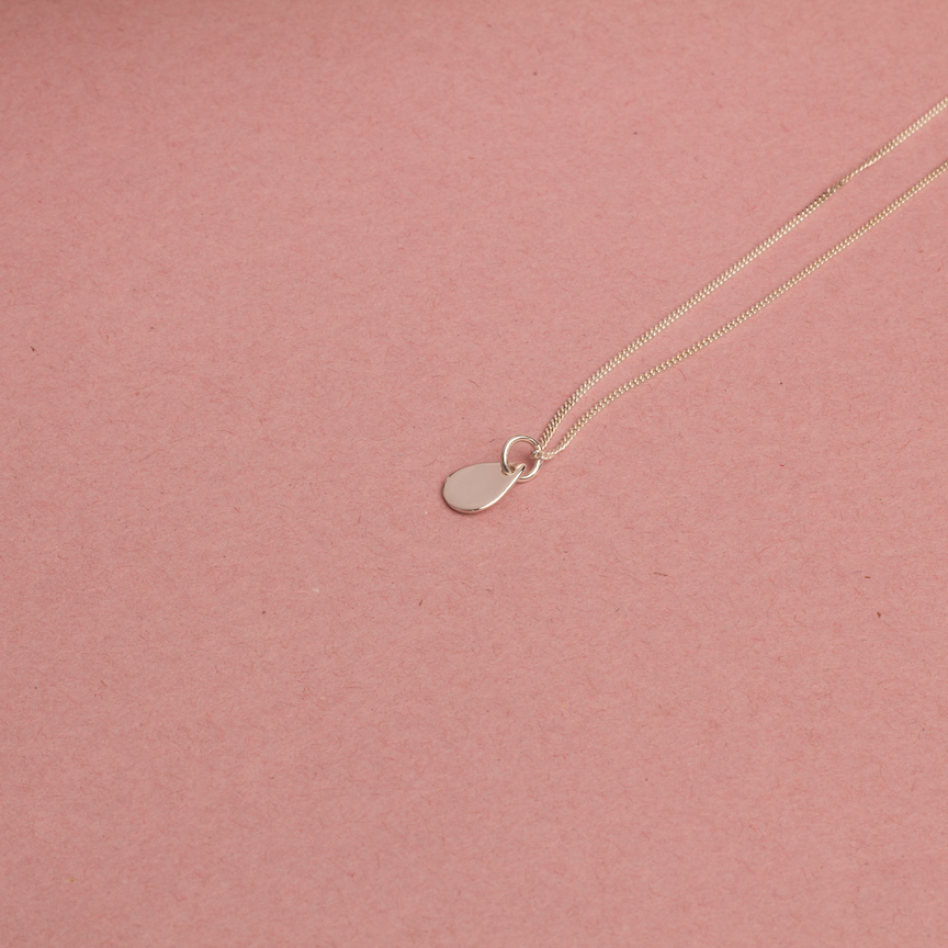 Tears of Hope Pendant Necklace Silver
