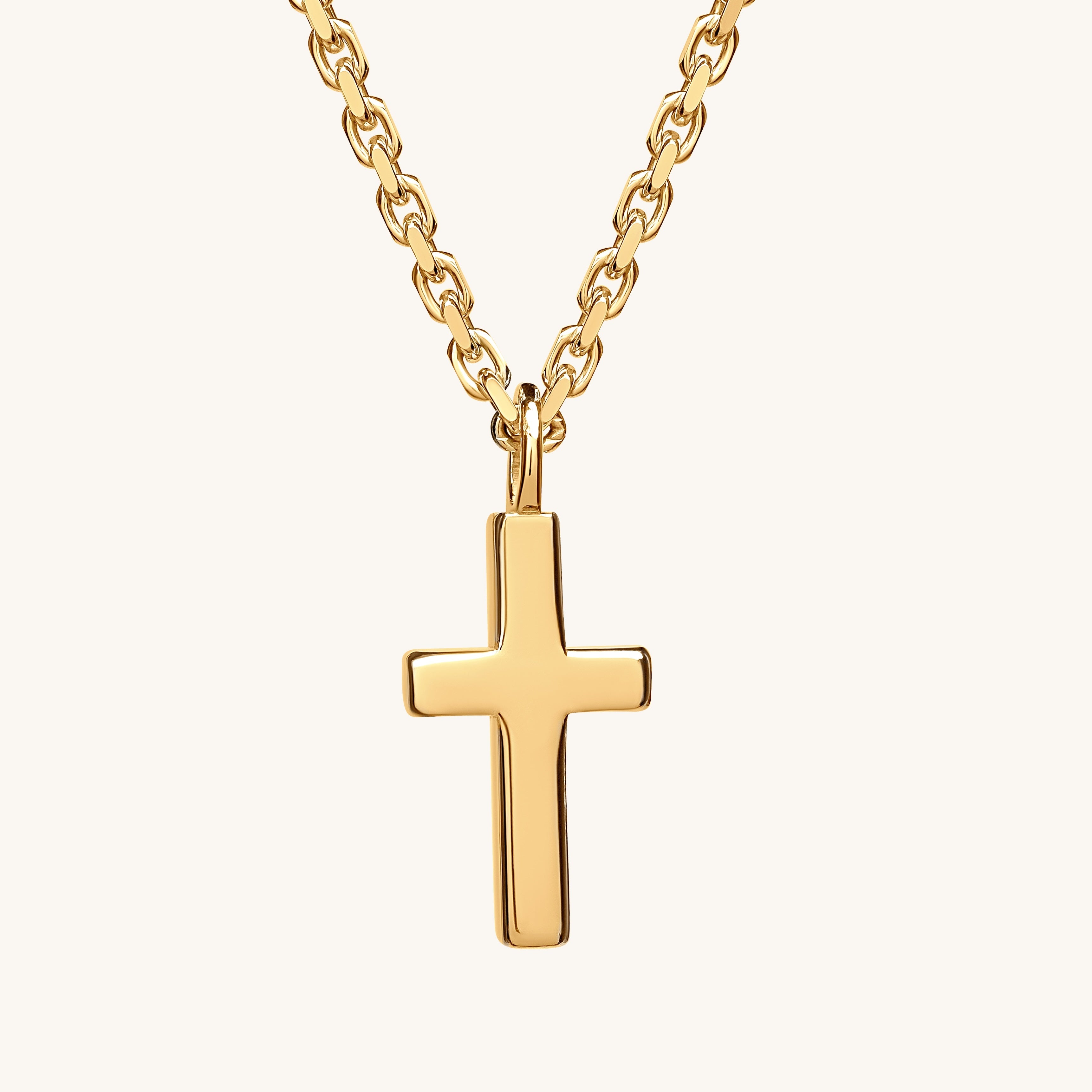 Resurrection Cross Necklace 18K Gold - PS46 Jewelry - image 2