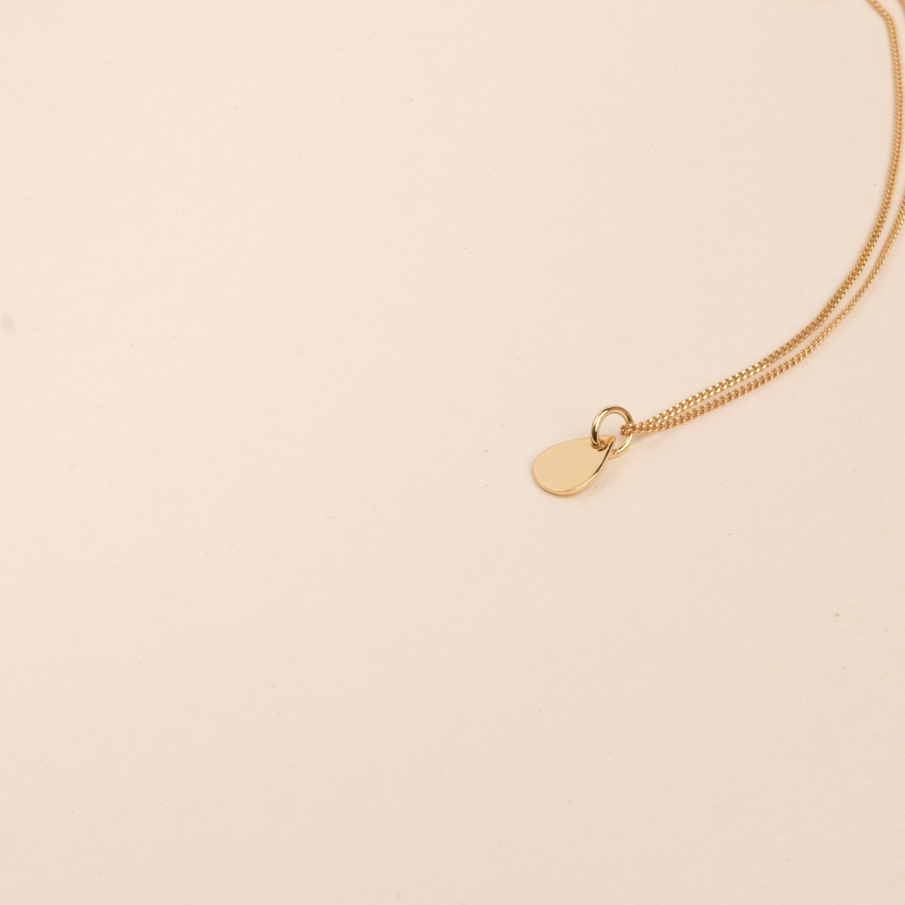 Tears of Hope Pendant Necklace 18K Gold